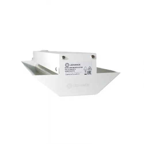 Рециркулятор бактерицидный потолочный ECO CLASS RECIRC UVC 2X15W WT K (бакт.лампы в комплекте) LEDVANCE 4058075533776 фото 2