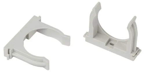 Держатель для труб (клипса) d50мм для прямого монтажа CLIP-50-G-MP сер. (уп.25шт) Эра Б0062028