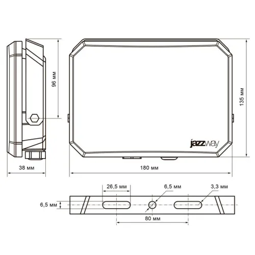 Прожектор светодиодный PFL-SA 100Вт 6500К IP65 OPAL СДО Pro JazzWay 5065932 фото 5