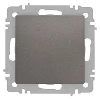 Переключатель Accent 6-103-09 10А-250В IP20 СУ AL/CU титан Intro Б0063451