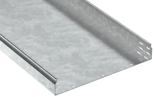 Лоток листовой неперфорир. 80х500 L2500 сталь 1.5мм HDZ ESCA 7 IEK CLN10-080-500-150-D25-HDZ