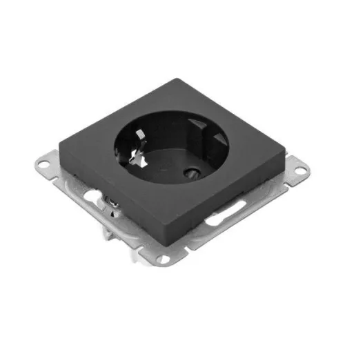 Розетка СП Эпика 16А с заземл. защ. шторки механизм черн. EKF UP1-SOB-111 фото 9