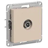 Розетка телевизионная проходная TV AtlasDesign 4дБ механизм песочн. SE ATN001292