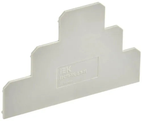Заглушка для CTS-ML ARMAFIX 3 ур. 2.5кв.мм сер. IEK YCT13-00-3-K03-002-ZGL