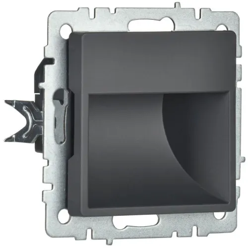 Подсветка светодиодная BRITE встраив. ПЛ20-БрГ механизм графит IEK BR-FL20-K53 фото 5