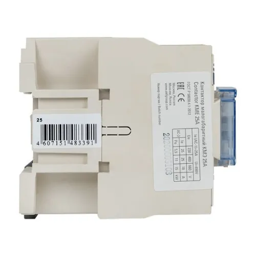 Контактор КМЭ-2 25А кат. 230В AC 1НО EKF ctr-s-25-220 фото 3
