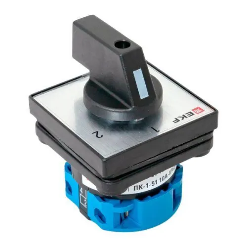 Переключатель кулачковый ПК-1-51 1п 10А "1-2" IP65 EKF pk-1-51-10-65 фото 8