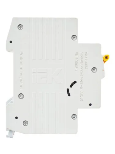 Выключатель автоматический модульный 2п C 10А 6кА ВА47-60M KARAT IEK MVA31-2-010-C фото 5