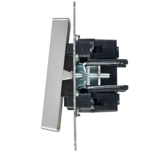 Выключатель 2-кл. BRITE 10А ВС10-2-9-БрА для отелей с индик. механизм алюм. IEK BR-V20-2-10-K47 фото 7