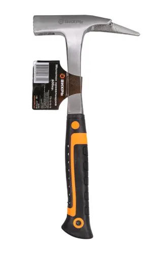 Молоток кровельщика 600г двухкомпонентн. рукоятка; цельнометал. Вихрь 73/6/8/9