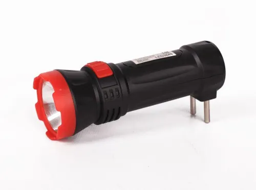 Фонарь аккумуляторный LED3849 1 LED 2 режима 220В аккум. SLA пластик черн. Ultraflash 14931 фото 3