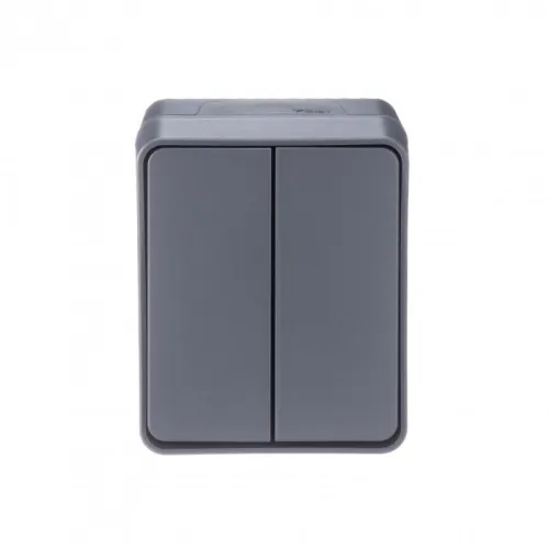 Выключатель 2-кл. ОП AtlasDesign PROFI IP54 10AX антрацит SE ATN544051 фото 5