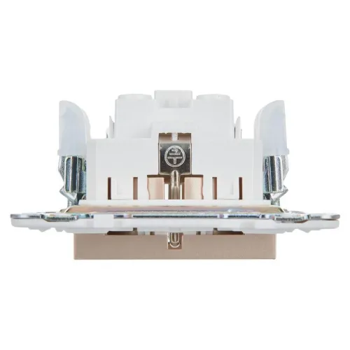 Розетка SKANDY 16А с заземл. без защ. шторок SK-R05Sa песочн. IEK SK-R11-16-K98 фото 3