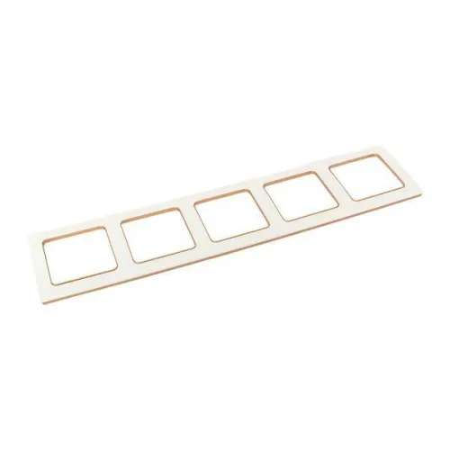 Рамка 5-м Стокгольм бел. с линией цвета шампань EKF EAM-G-306-20 фото 5