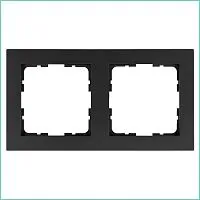 Рамка 2-м G-Classic антрацит Jasmart G1002B