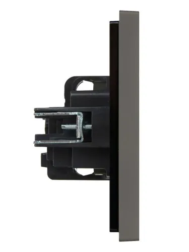 Розетка СП FORTE&PIANO FP316 16А с заземл. без защ. шторок винт. крепл. сер. IEK FP-R11-16-K03 фото 4