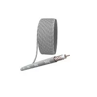 Кабель коаксиальный RG-6U 75 Ом Cu/(оплетка Cu 64%) нг(А)HF сер. (уп.100м) Эра Б0044606