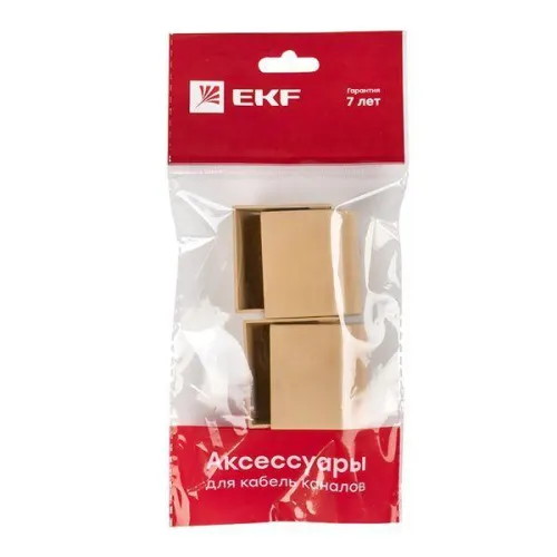 Заглушка 40х16 под свет. дерево Plast PROxima (уп.4шт) EKF ecl-40-16x4 фото 7