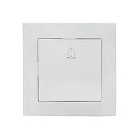 Кнопка звонка 1-кл. СП Валенсия 10А IP20 бел. PROxima EKF EWV10-026-10