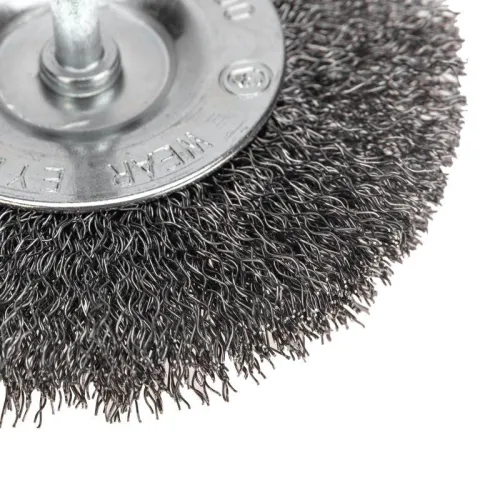 Щетка дисковая для дрели витая стальная проволока 100мм Kranz KR-91-1246 фото 6