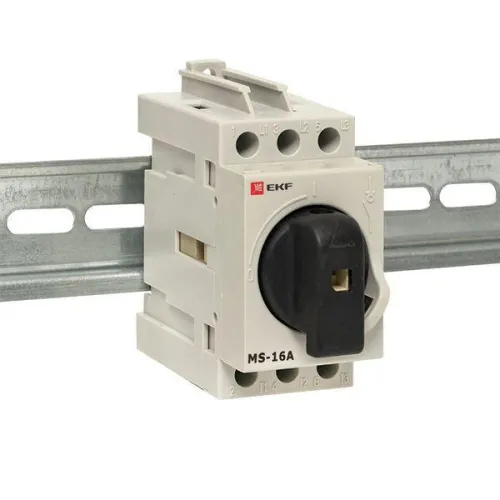 Рубильник мод. 3п MS-16A на DIN-рейку EKF ms-16d фото 4