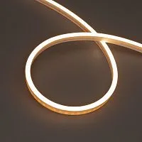 Лента светодиодная WAVE-SIDE-PU-A120-06x12mm 24В Warm 3000К 8Вт/м IP68 wire x1 вывод боков. герметичная (уп.3м) Arlight 052589
