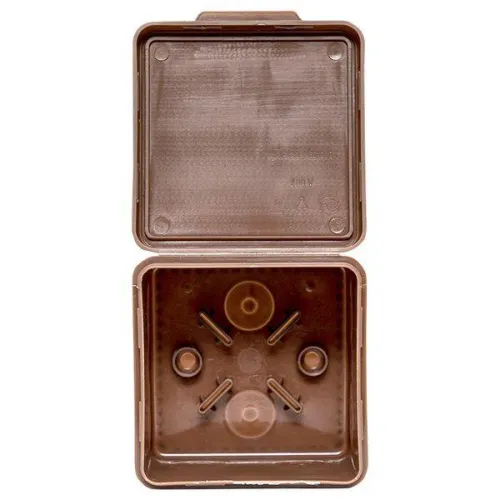 Коробка распаячная КМР-030-035 пылевлагозащ. 80х80х54 без мембранных вводов темн. дерево PROxima EKF plc-kmr-030-035-t фото 4