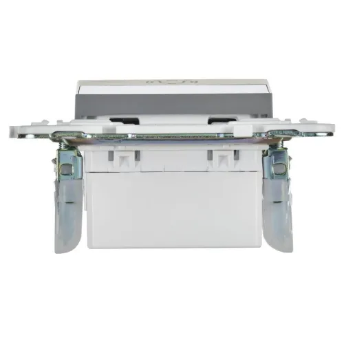 Кнопка звонка SKANDY 10А SK-V17Gr для отелей с индикацией сер. IEK SK-V14-2-10-K03 фото 2