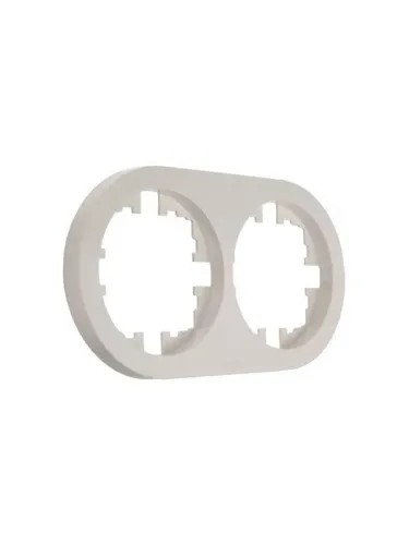 Рамка 2-м OSEN горизонт. круглая сл. кость LEZARD 744-9000-147 фото 2