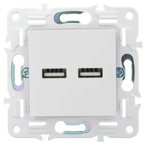Розетка USB A+A 3.1А SKANDY SK-R15W арктич. бел. IEK SK-U21-D31-K01 фото 2