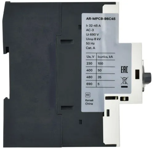 Выключатель автоматический защиты двигателя B6 GV2P 32-45А ARMAT IEK AR-MPCB-B6C45 фото 3