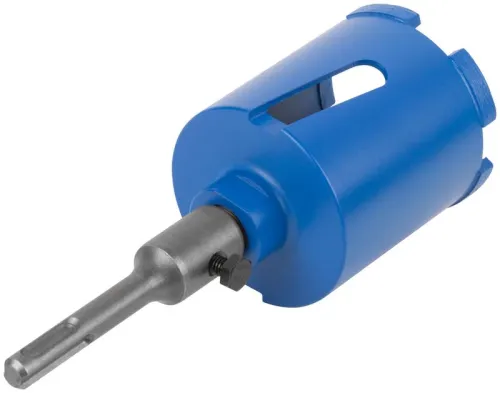 Коронка кольцевая по бетону алмазная безударная в сборе SDS-PLUS 5 зубьев 68мм MOS 33472М фото 4