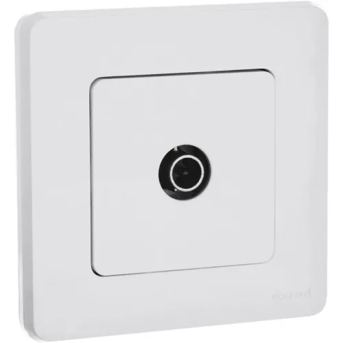 Розетка телевизионная TV Inspiria 2дБ 0-2400мГц с топологией "звезда" механизм бел. IEK 673850 фото 6