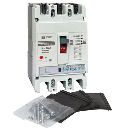 Выключатель автоматический 3п 250/250А 50кА ВА-99М PROxima электр. расцеп. EKF mccb99-250-250me фото 4