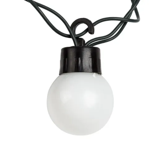 Гирлянда светодиодная "Шарики" 5м d30мм 25LED RGB 6Вт 220-240В IP20 провод ПВХ темн. зел. Neon-Night 303-569 фото 8