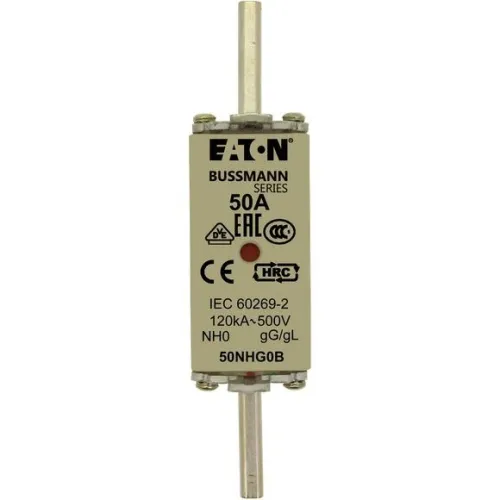 Предохранитель NH 50А 500В GL/GG 0 двойн. индикация EATON 50NHG0B фото 4