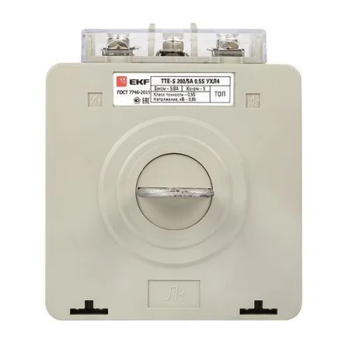 Трансформатор тока ТТЕ-А 200/5А кл. точн. 0.5S с клеммой напряжения PROxima EKF tte-S-200-0.5S фото 4