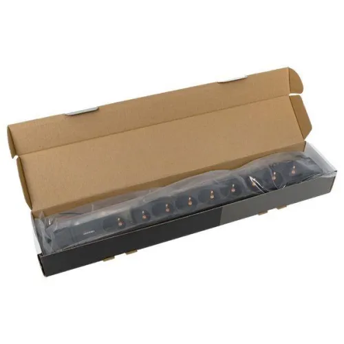 Блок PDU TERACOM PRO 19дюйм 1U 10А/250В 9 роз. Schuko шнур 2м 3х1.5кв.мм вилка C14 корпус пластик черн. EKF TRP-HPD-PL-10A-9SH-2MC14 фото 8