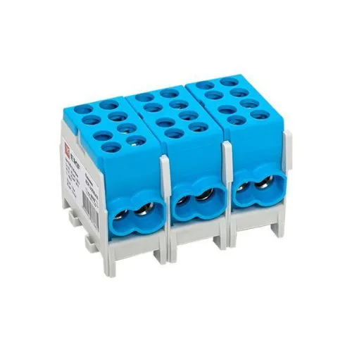 Клемма распределительная КСР с двойн. винтом 2х25/2х16 син. PROxima EKF ksr-2.25-2.16-blue фото 9