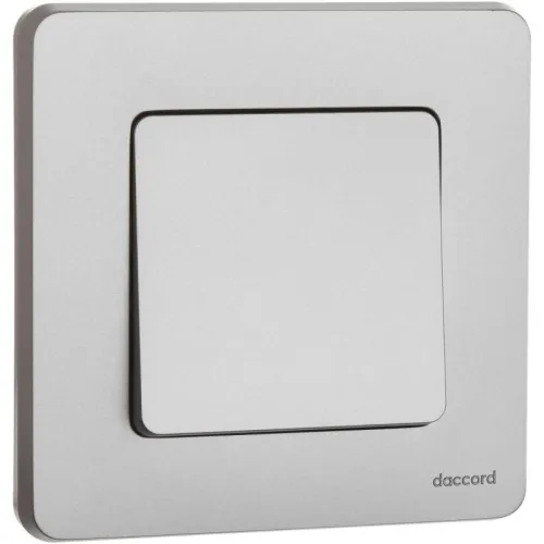 Выключатель кнопочный Inspiria 6А 250В без фиксации НО/НЗ механизм алюм. IEK 673692 фото 2