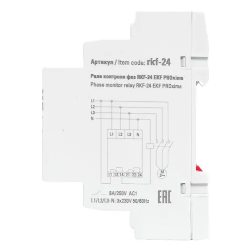 Реле контроля фаз RKF-24 EKF rkf-24 фото 8