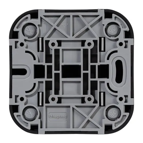 Выключатель 2-кл. ОП Quteo 10А IP20 10AX черн. матов. IEK 782474 фото 5