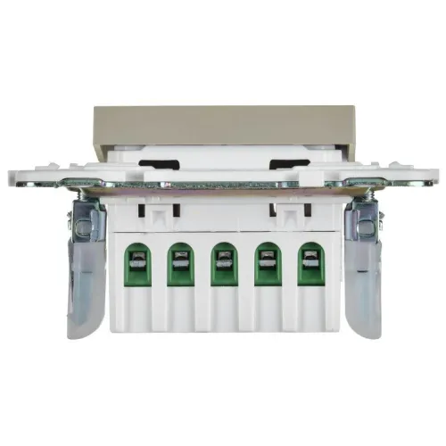 Кнопка звонка SKANDY 10А SK-V17B для отелей с индикацией беж. IEK SK-V14-2-10-K10 фото 5