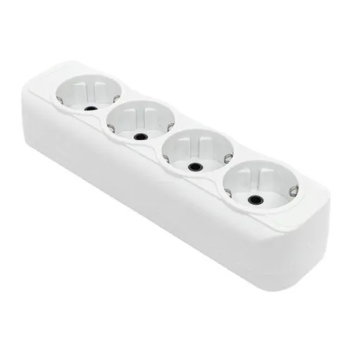 Колодка удлинителя 4-м с заземл. 16А Эксперт 3.5кВт EKF AKB16-4