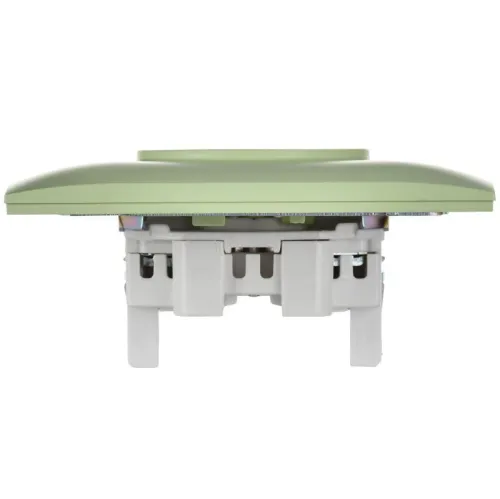 Розетка 2-м SKANDY 10А без заземл. без защ. шторок в сборе SK-R10G мятный IEK SK-R20-10-K06-F фото 2