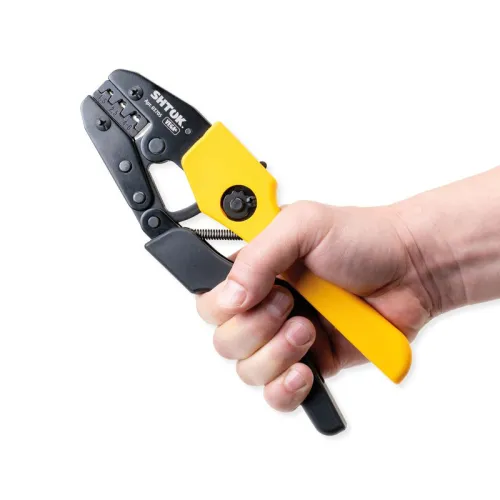 Пресс-клещи ПК-23+ матрица профиль двойн. автоклеммы 1.5-6.0кв.мм (03705) SHTOK 376212 фото 5