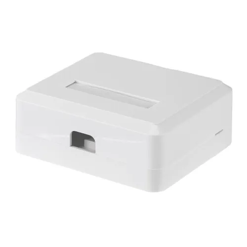 Корпус настенной розетки под 2 модуля Keystone Jack бел. Rexant 03-0251 фото 4