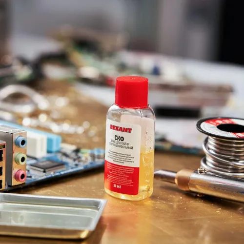 Флюс для пайки СКФ спирто-канифольный 30мл Rexant 09-3640 фото 7