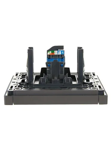 Розетка компьютерная RJ45 кат.6 FORTE&PIANO FP331 сер. IEK FP-K10-2-K03 фото 4