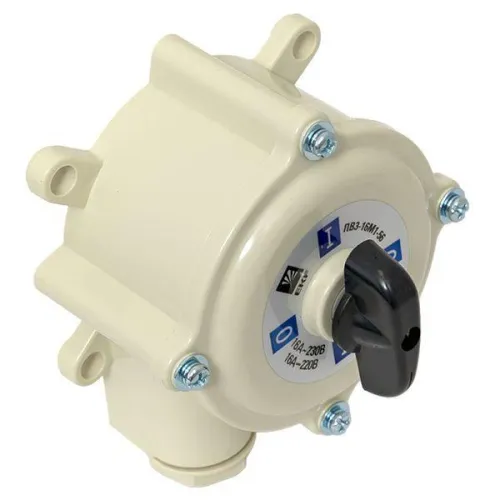 Выключатель пакетный 1-кл. 16А IP56 ПВ3-16 М1 пл. беж. EKF pv-3-16-4 фото 9